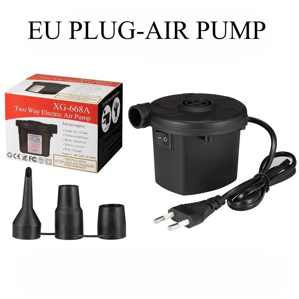 

Портативный электрический воздушный насос с несколькими насадками для быстрой и легкой накачки надувных матрасов, плавучих средств для бассейна и надувных игрушек