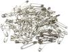 MERZEN Products Snap Pin Safety Pins, Silver, 27mm, 100 Pieces, AC111-1