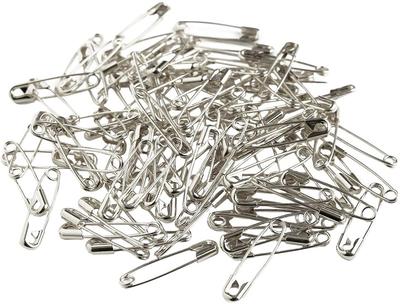 MERZEN Products Snap Pin Safety Pins, Silver, 27mm, 100 Pieces, AC111-1