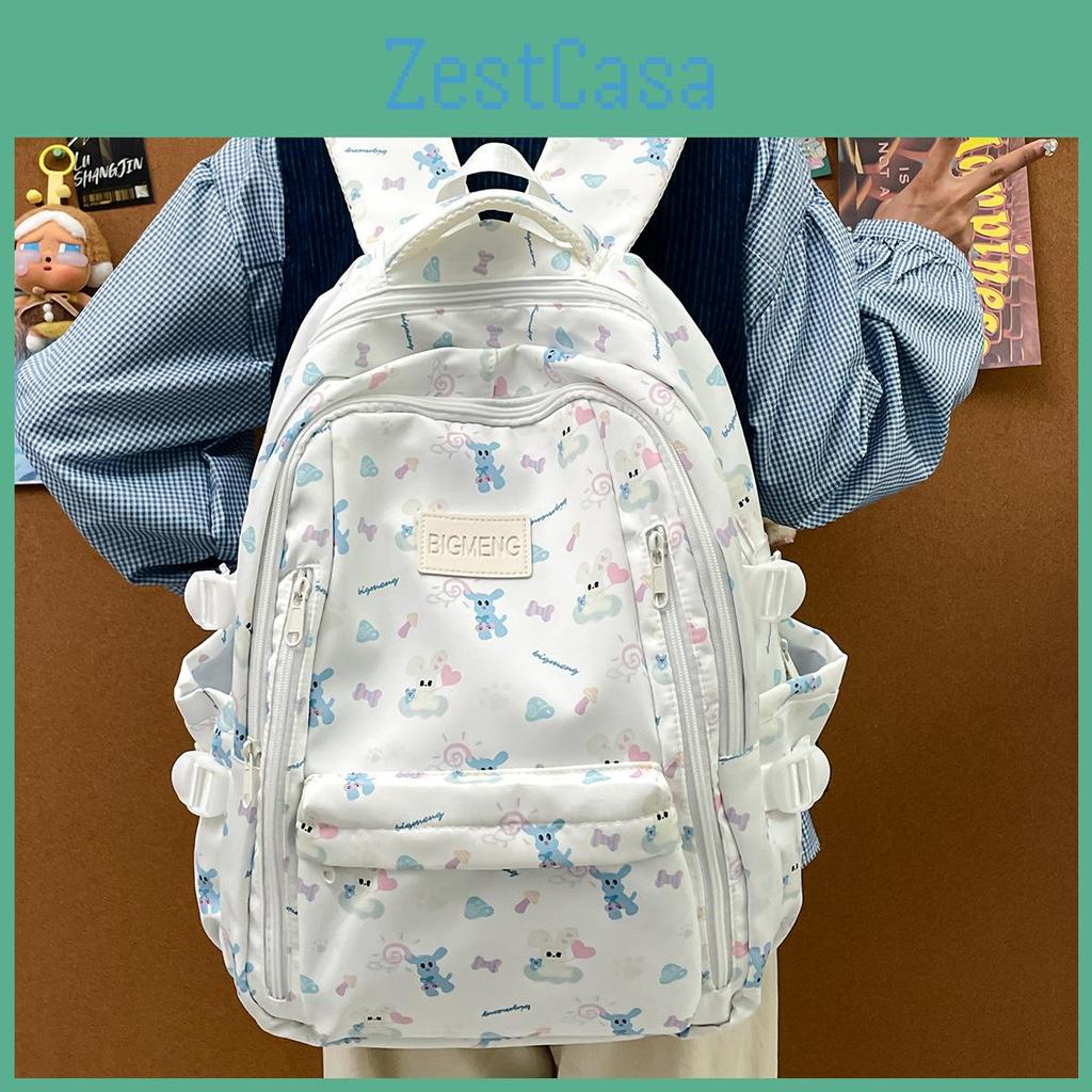 Printed Rabbit Animal Pattern Small Backpack For Girls And Teens Travel Casual