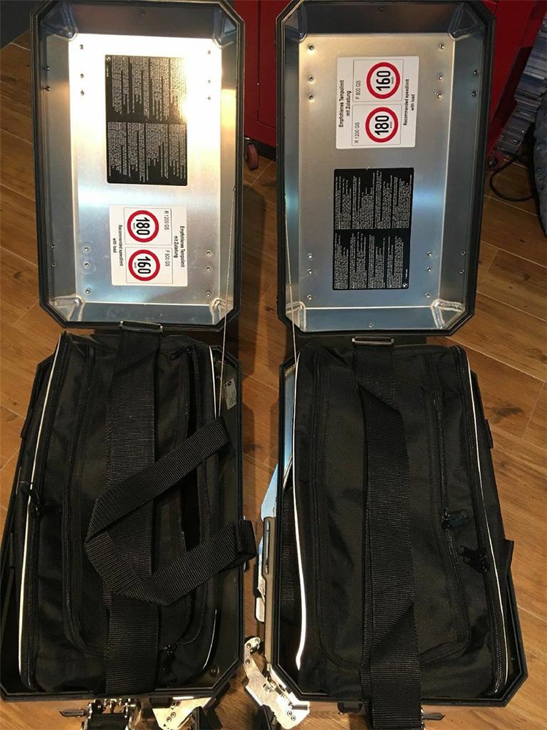 38L Motorcycle Luggage Bag for BMW R1200GS Adv Black Inner Bags R 1200 GS adventure WATER-COOLED 2013-2017