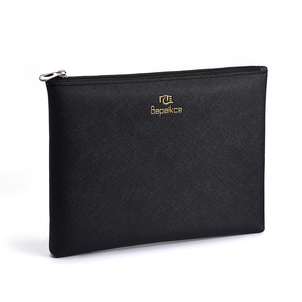 Women’s PU Leather Cosmetic Bag Large Capacity Makeup Bag Portable Zipper Toiletry Pouch Travel Organizer Clutch Storage Bag for Cosmetics Toiletries