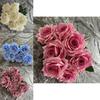 Artificial Bouquet Roses For Wedding Decor Photography Props And Home Styling