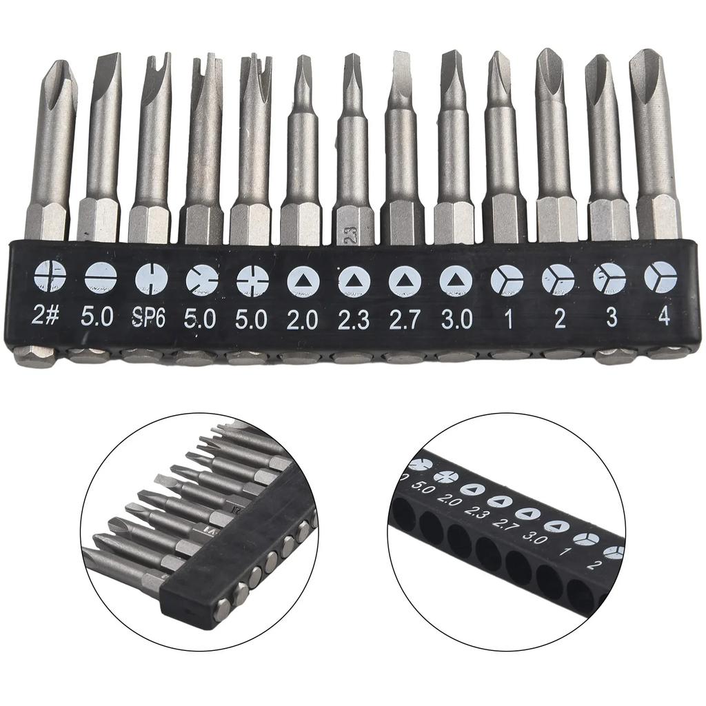 13pc Special-shaped Screwdriver Set PH2 U Y Shape Triangle 50mm Screwdriver Bit For Appliance Repair Repair Tool Screwdriver