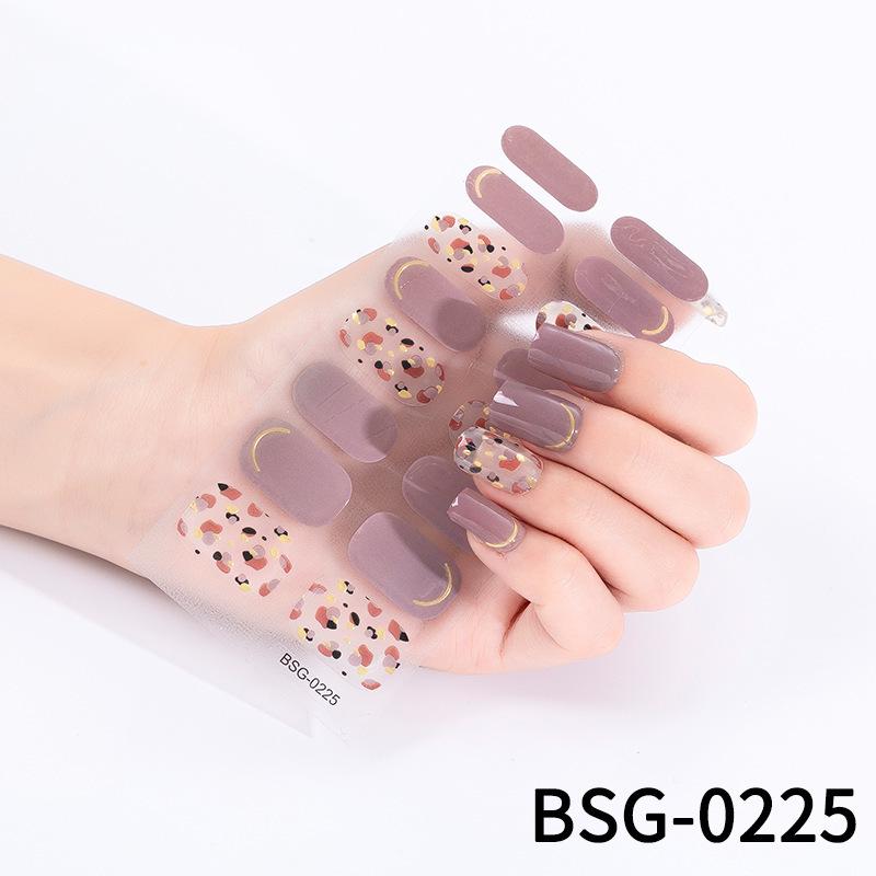 Trending UV Gel Nail Stickers: 3D Hot Stamping, Semi-Cured Light Therapy Design