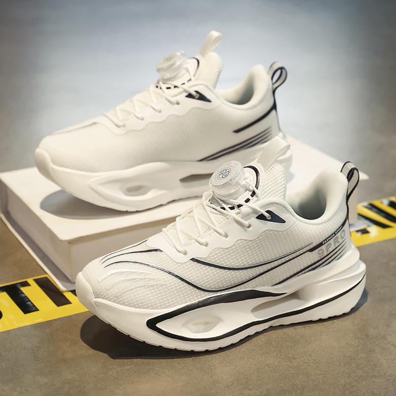 

Children s street tide sneakers 2025 new boys colorful casual breathable shoes rotating buckle girls outdoor running shoes 31-40 (whole hand starting 10 pairs)