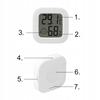 Mini Weather Station Thermometer Hygrometer Room Weather Sensor Battery