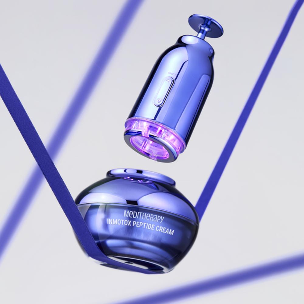 Meditherapy Inmotox Suction Jet + Peptide Shot Cream (50ml) – EMS Lifting, Firming & Anti-Wrinkle Care, Korean