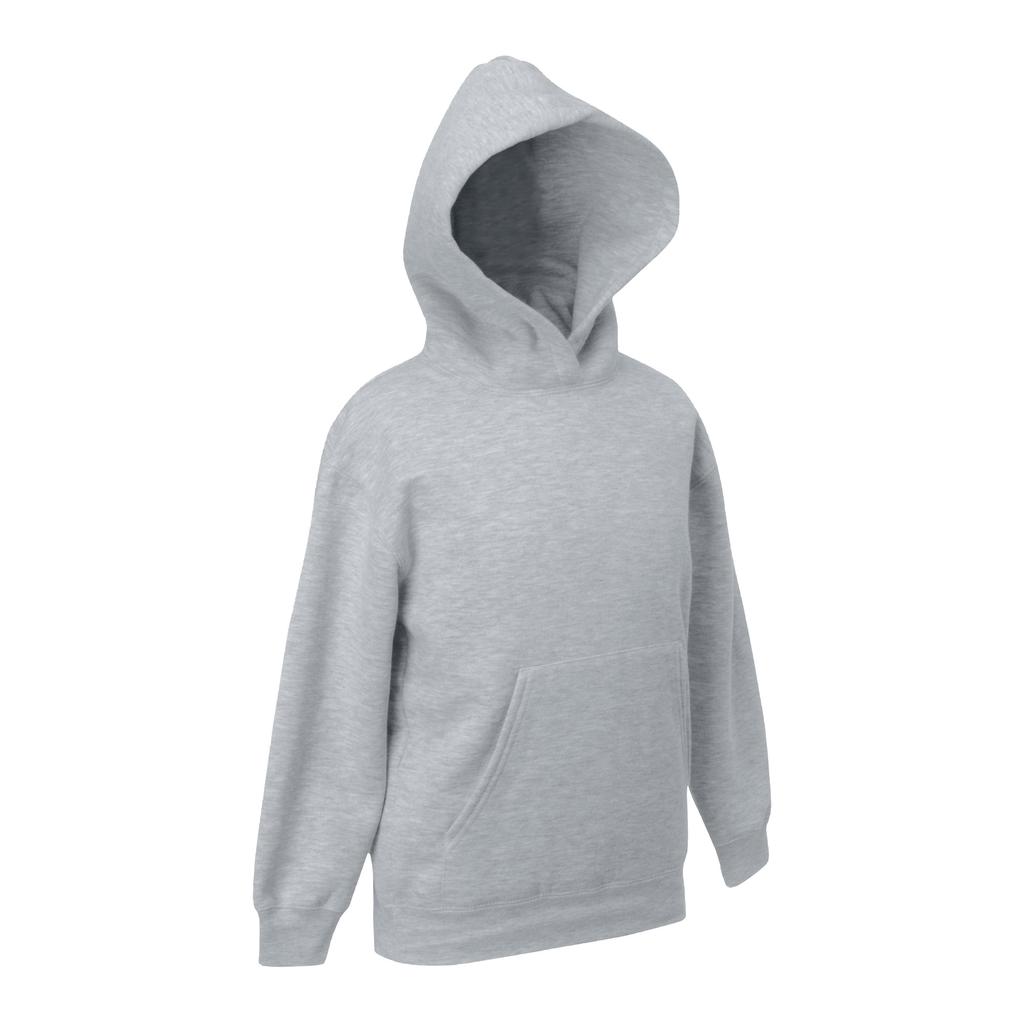 Fruit of the Loom Childrens/Kids Premium Plain Hoodie