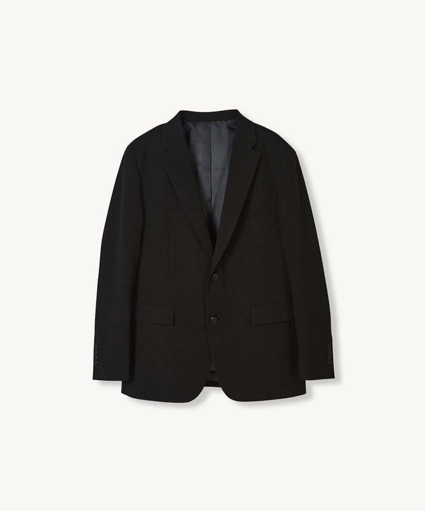 STCO Wool Touch Four-Way Stretch Jacket Black (Relaxed Fit)_Sejud71Nsb