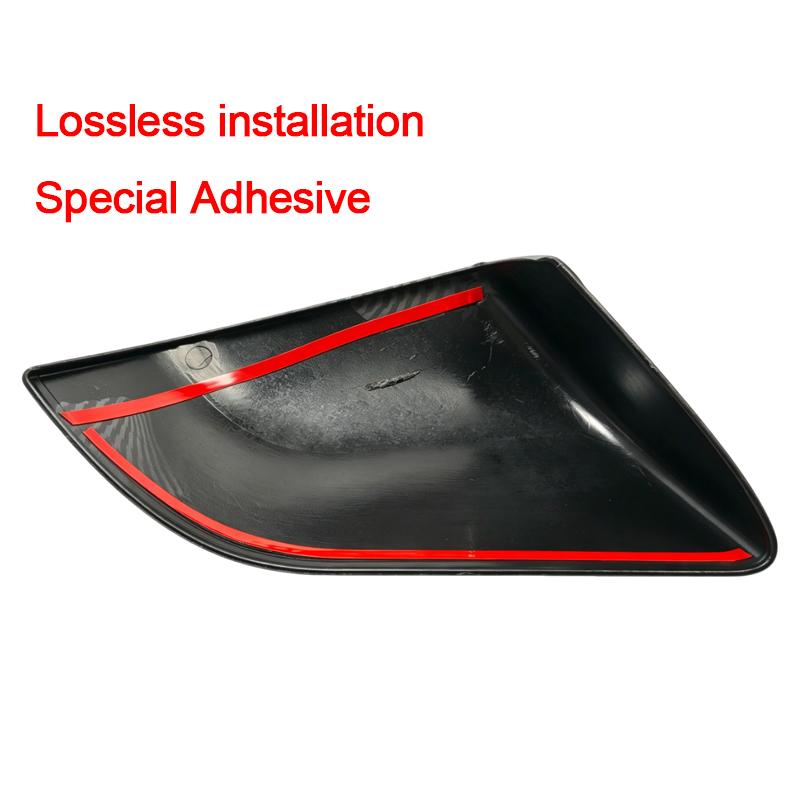 For Tesla Model 3 Highland Carbon Fiber Side Mirror Cover Adhesive-backed Cap 2017-2026 Stick On Rearview Mirror Decor Shell