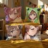 A Certain Scientific Railgun Cushion Cover Decorative Cushions Covers Cover Sofa 50X50 Pillow 4 Piece 45X45 40X40 Pillowcase
