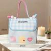 Waterproof Cosmetic Bag High Capacity House Shape for Travel Storage