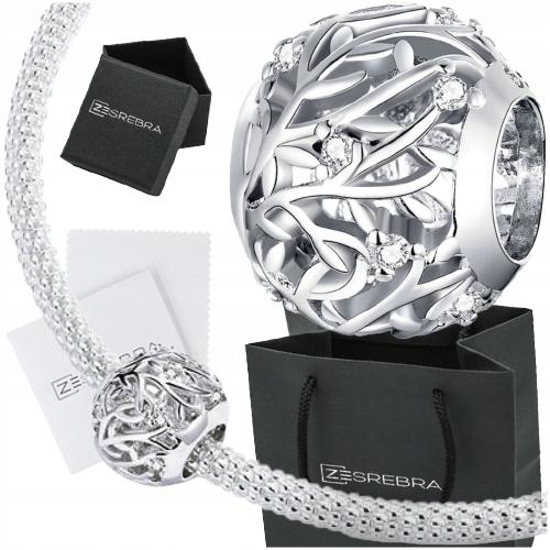 Charms Twigs 925 Leaves Pendant Bead Charms Pr. S925
