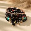 Boho Perlenarmband Instagram-inspiriert Nischenstil Farbblock-Stapelarmband-Set
