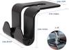 2 Pcs Heavy Duty Seat Back Hook Organizer, Multi-Purpose Car Hanger for Purses, Snacks & Umbrellas, Universal Fit
