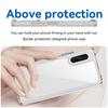 WANLONFENG MF Series for Sony Xperia 10 V Case TPU+Acrylic Clear Phone Cover with Tempered Glass Film