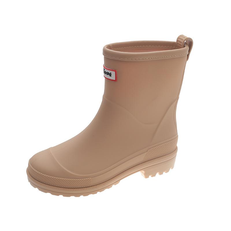 Neue modische Mid-Tube-Trend-Regenstiefel für Erwachsene für Damen