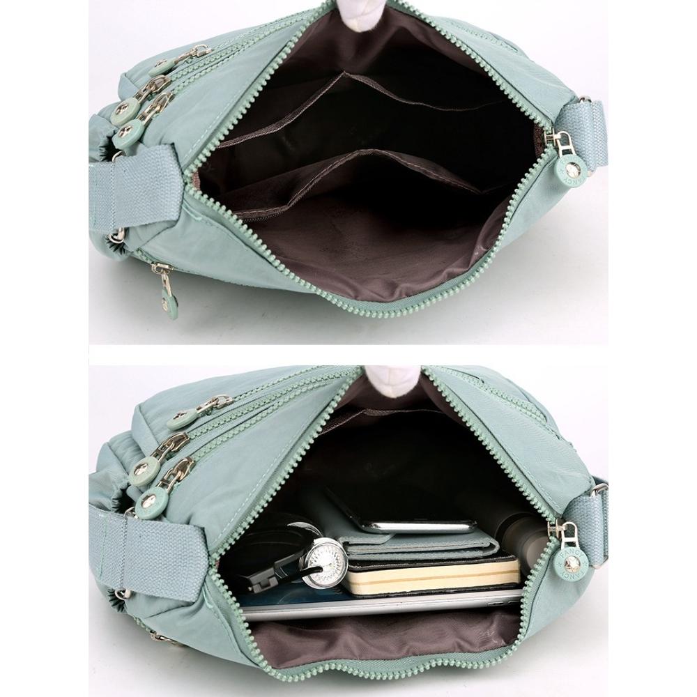 Umhängetasche für Damen, Umhängetasche, Messenger-Tasche aus wasserdichtem Nylon, Damenhandtasche