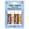 Mild By Nature Sierra Bees™, Organic Lip Balm, Variety Pack, 4 Pack, 4.25 G (0.15 Oz) Each