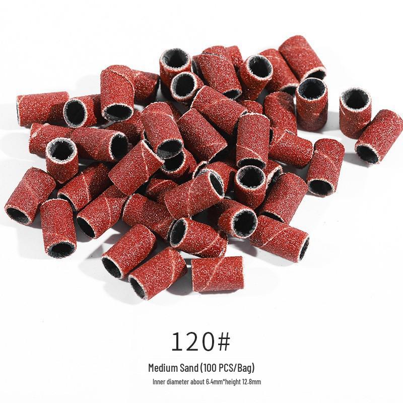 Sanding Bands for Nail Drill: 80#, 120#, 180# - 100 pcs Pack