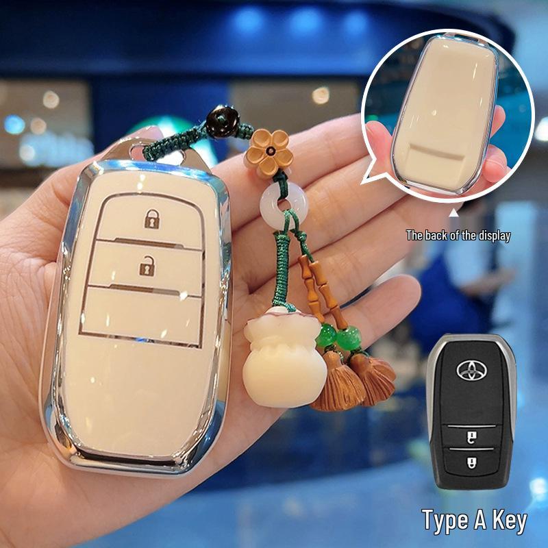 Toyota Key Cover for Camry, Corolla, RAV4, Land Cruiser, Avalon, and Viloran (Women's Edition).