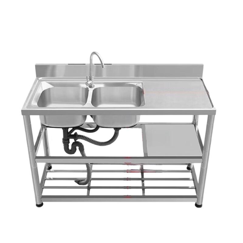 Beifu Küche Verdickte Edelstahlspüle Arbeitsstation