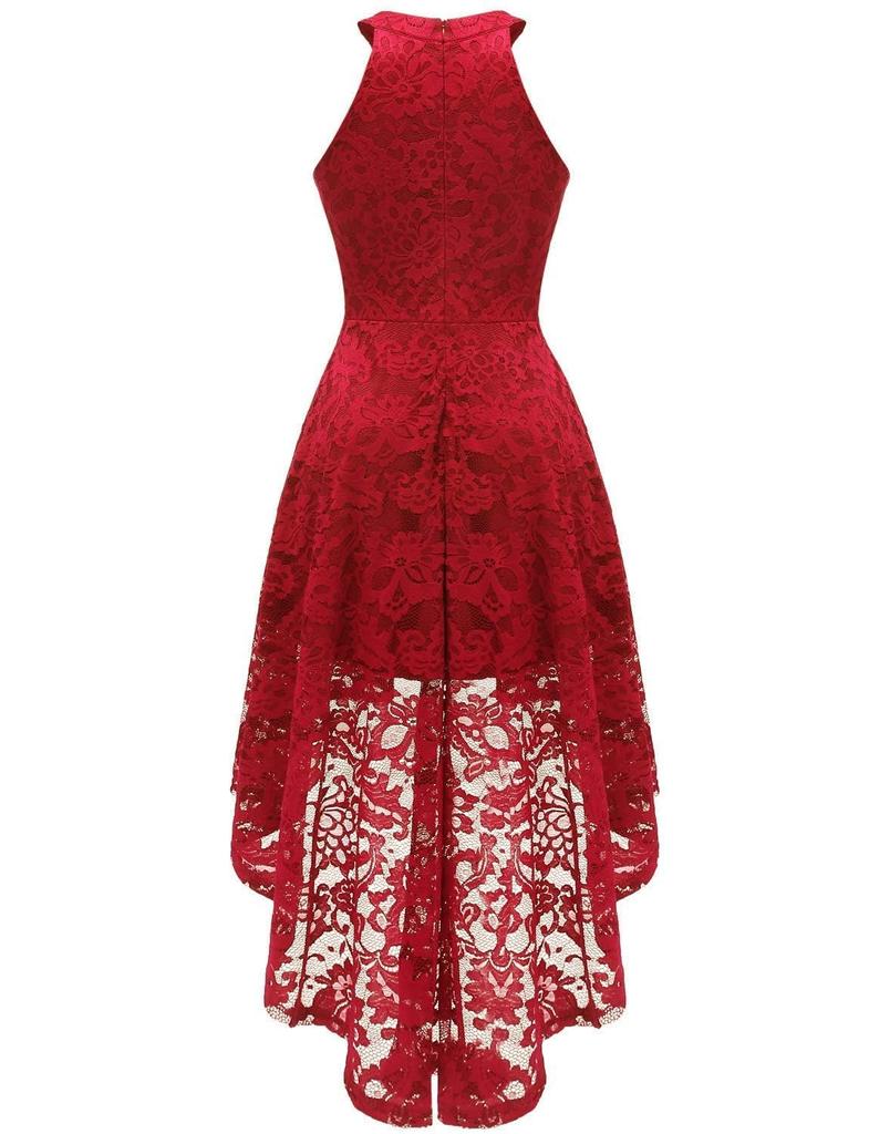 Dressy Star Lace Party Halter High Plus Perfect for and Weddings Size Women's Dress, Dress, Long, Neck, Sleeveless, Waist, Size, Guests, Receptions,