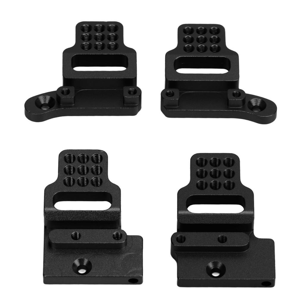 RC Shock Mount Aluminium Alloy Shock Bracket Multi Holes Easy Installation for Traxxas TRX4M 1 18 RC Car Black