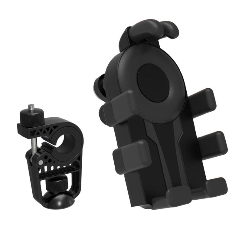 Shockproofed Cycling Phone Mount Nonslip Handlebars Clamp Cycling Gear for Outdoor Sport