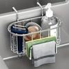 Hanging Stainless Steel Sink Drain Basket Silver/Black/Grey Soap Holder Rack  Kitchen