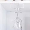 Kitchen Organizer Cabinet Storage Shelf Cup Hanger Hanging Rack Stemware Holder Wine Glass Rack