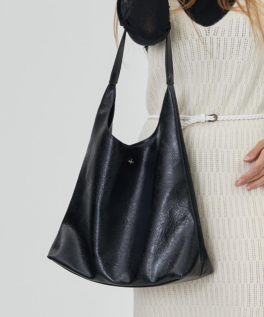 The-Abon Multi Big Shoulder Bag Black