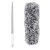 Retractable Electrostatic Feather Duster with Telescopic Pole for Household Dusting and Crevice Cleaning