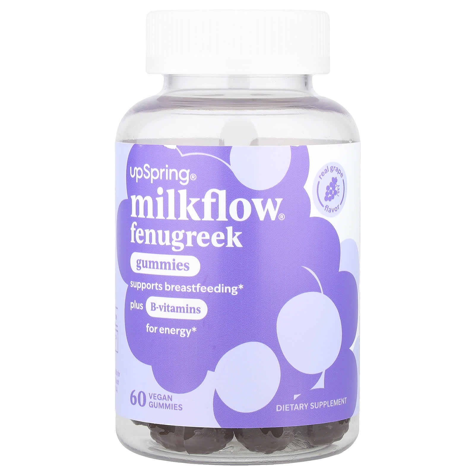 

Milkflow® Horopa Gummies, Fresh Grape, Vegan Gummies 60 Pieces