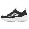 DLites Airy 3.0 Fabric Leather Comfortable Daily Low-Top Dad Sneakers Men Sneakers Black White 894088-BKW