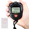 Large Display Timer Digital Stopwatch Timer with Lanyard Outdoor Sports Training Timer Chronograph Stop WatchTachometers 3