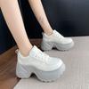 Height-increasing casual sports shoes platform sports shoes women's 2025 new small women's shoes with wide-leg pants trend