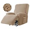 Velvet Recliner Cover Split Design Massage  Chair Cover Lounger Single Couch Sofa Slipcover Armchair Covers Funda Sillon