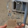 Cute Snowman DIY Sticker for Apple 11Promax Mobile Phone Case 11promax High Transparency Large Hole Explosion