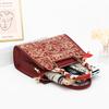 Chinese-style Embroidered Handbags and Tote Bags, Large-capacity Mother Bags for Women, Elegant Embroidered Ethnic-style Wedding Bags In Red