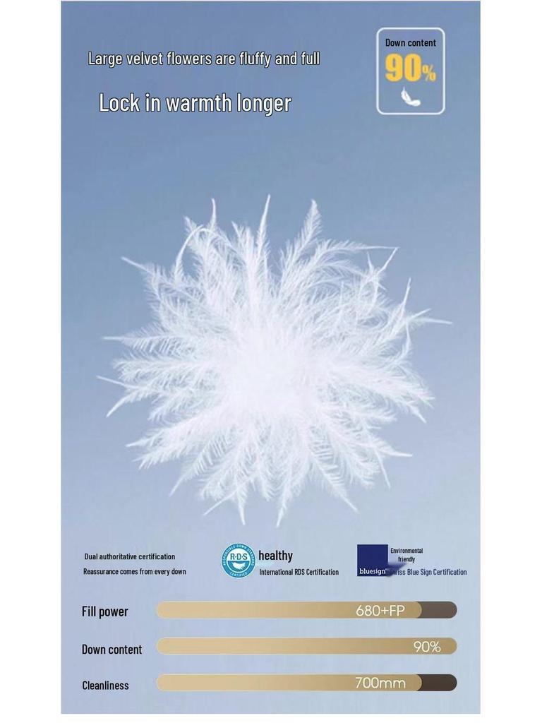 High Loft Winter Unisex Down Jacket - Extreme Cold Protection, Thick Short White Duck Down, Casual Outdoor Warmth