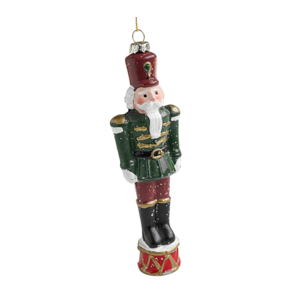 Nutcracker Hanging Ornament Xmas Tree Home Decor Figure Christmas Decoration Miniature Figurine for Crafts Fireplace Fall Mantle