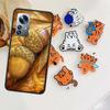 Autumn Yellow Leaf Acorns and Oak Leaves Phone Case For Xiaomi Poco X7 X6 M8 M7 M6 M4 M3 X4 Pro F7 Ultra M5S Mi 14 14T 15 15T 12