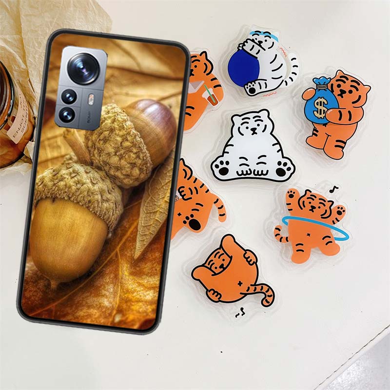 

Autumn Yellow Leaf Acorns and Oak Leaves Phone Case For Xiaomi Poco X7 X6 M8 M7 M6 M4 M3 X4 Pro F7 Ultra M5S Mi 14 14T 15 15T 12 Xiaomi Mi 10T(Pro)