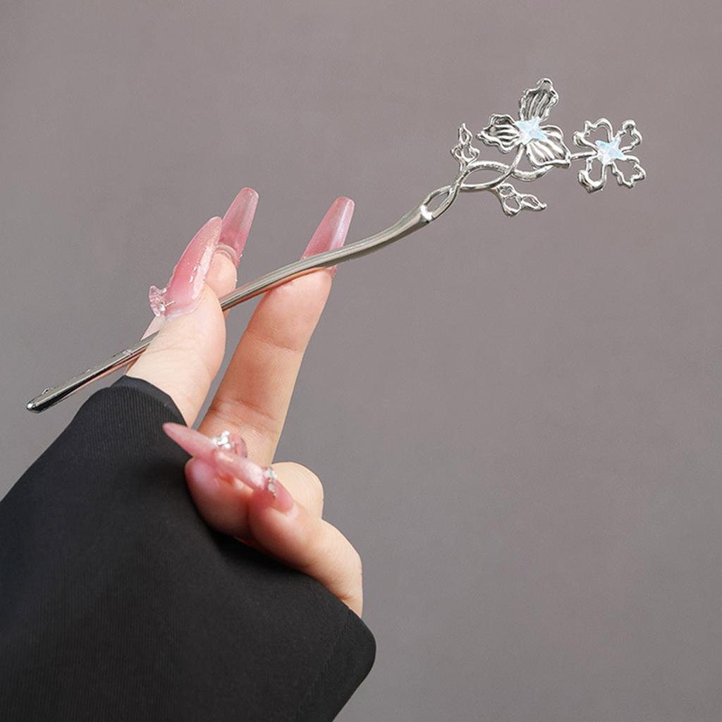 Chinese Style Hair Stick Hairpin Glossy Surface Elegant Party Hair Chopsticks for Friends Girlfriend Wife Novel Gift