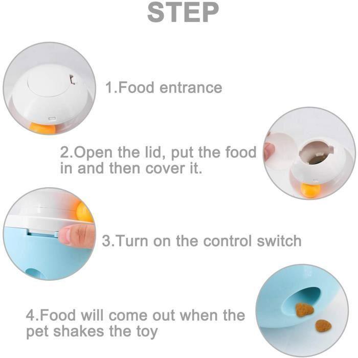 Interactive Toy - Snack Dispenser - Snack Balls - 10 X 10 X 12 Cm - For Small Dogs - Indoor