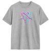Unisexs Liebe Metallband HIM Heartagram T-Shirts 100% Baumwolle Kleidung Lässiges Kurzarm Rundhals-T-Shirt Grafik-T-Shirts