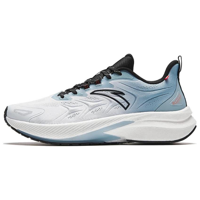 New Anta Rocket 5.0 Cushioned Slip Resistant Abrasion Resistant Low Top Casual Running Shoes Men's White Black Blue 112345523-9