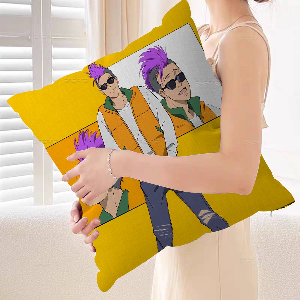 Banana Fish Pillow Cover for Bedroom Room and Living Room Sofa Decorative Cushion Cover
